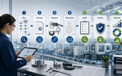 Wdrażanie ISO 9001 krok po kroku – jak uporządkować jakość, pomiary i dokumentację techniczną